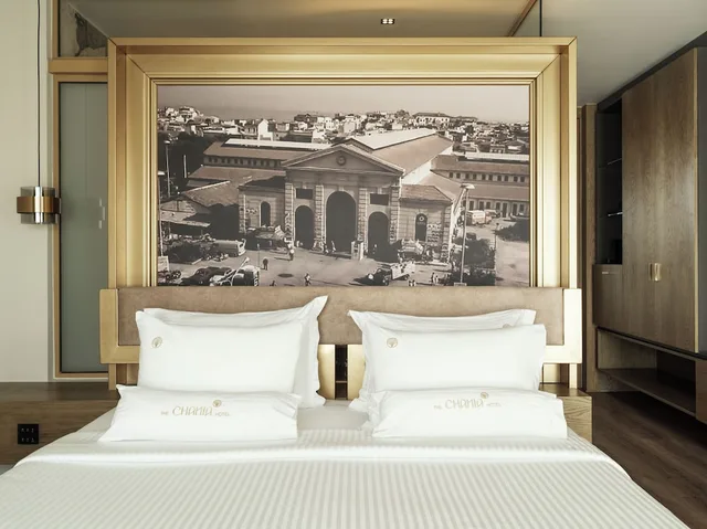 غرفة ديلوكس بسريرين منفصلين بشرفة، The Chania Hotel 5/5