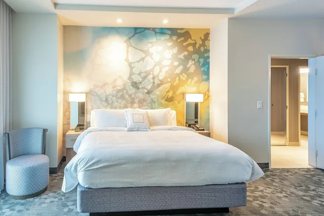 جناح بسرير كينج بغرفة نوم واحدة مع أريكة، Courtyard Charleston North Charleston 1/2