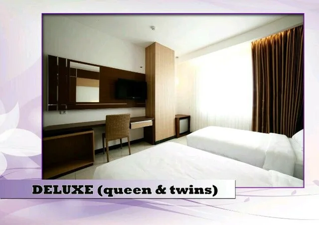 غرفة ديلوكس بسريرين منفصلين، Harmoni Hotel Tasikmalaya 1/2