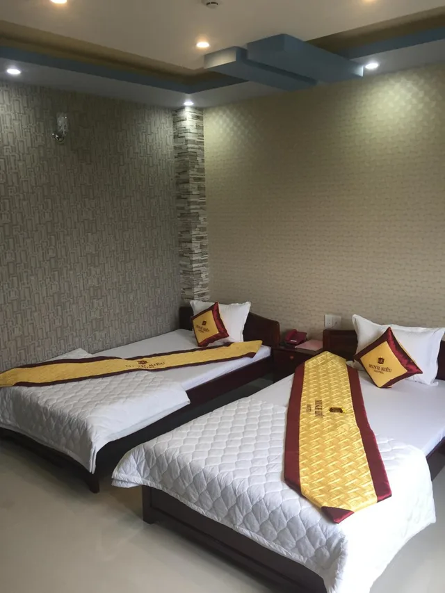 غرفة بسريرين منفصلين، Minh Kieu Hotel 1/2