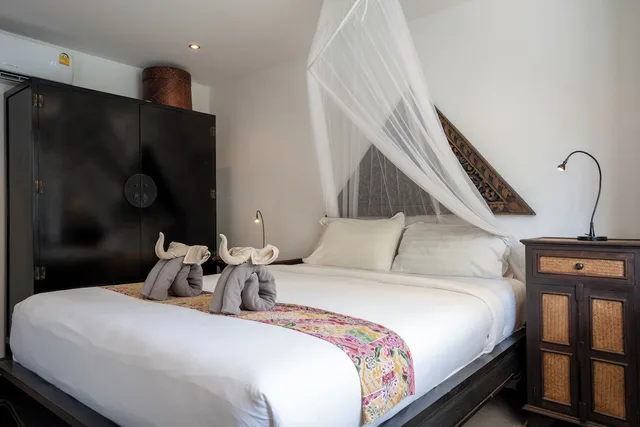 شقة بسرير مزدوج بشرفة بغرفة نوم واحدة مع أريكة، Sai Naam Lanta Residence 1/4