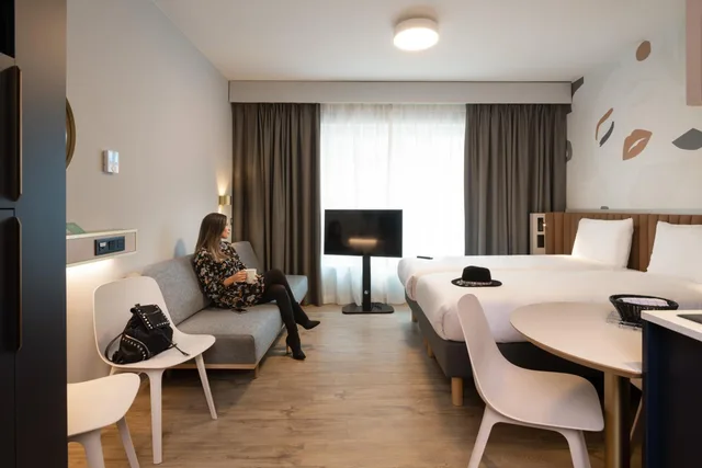 Elegant, Studio, Quadruple, Aparthotel Adagio Access Brussels Delta 9/10