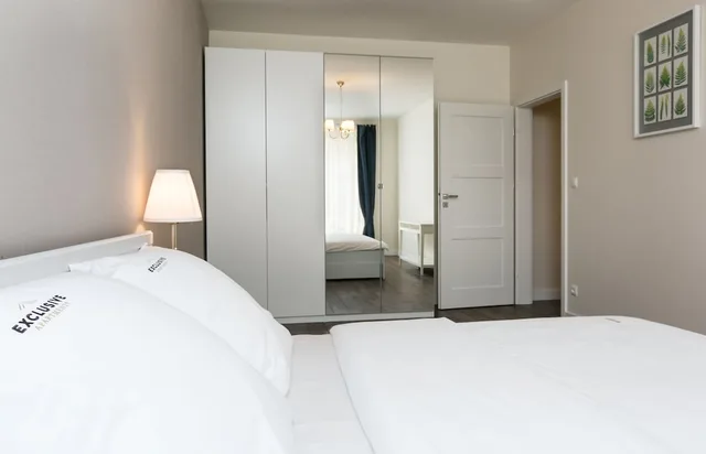 شقة سوبيريور بسريرين كوين بغرفتي نوم مع أريكة، Exclusive Apartments 4/8