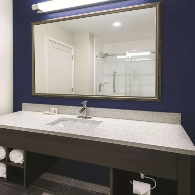 غرفة بسرير كينج بحوض استحمام لذوي الإعاقة، La Quinta Inn And Suites Odessa North Sienna Tower 6/8