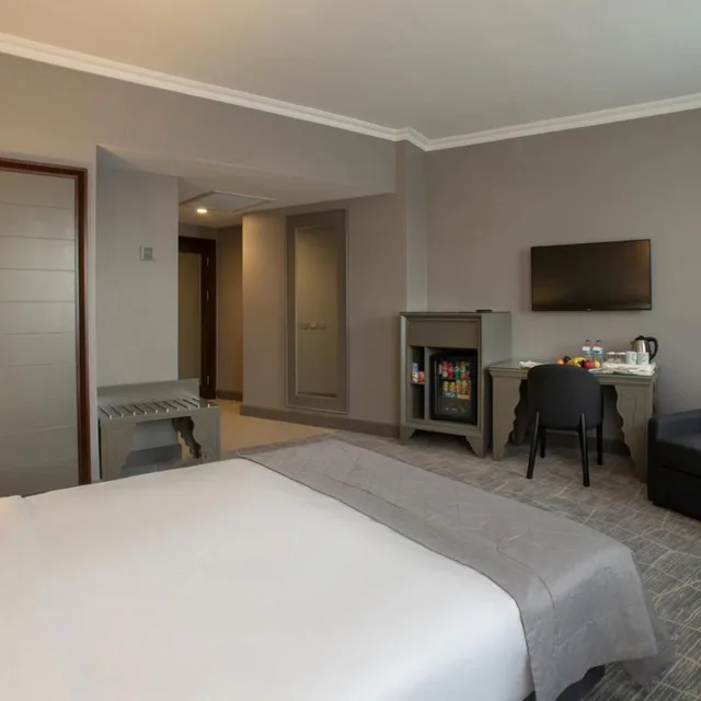 غرفة ديلوكس بسرير مزدوج أو سريرين منفصلين بإطلالة على المدينة، Taksim Square Hotel 8/10