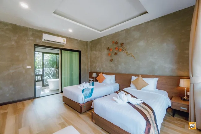 غرفة عائلية بإطلالة على الحديقة، Blue River Resort 10/10