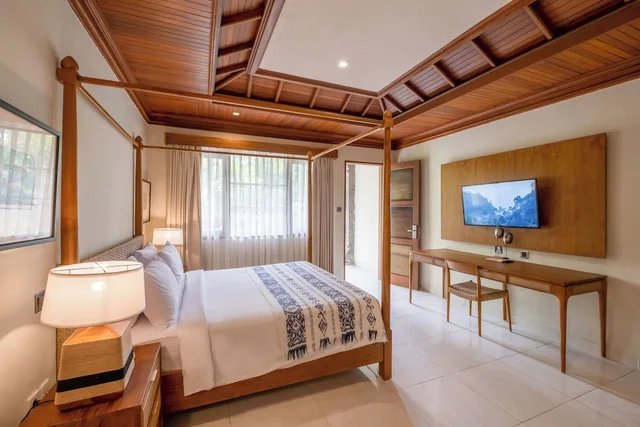 غرفة ديلوكس بسرير كينج بإطلالة على الحديقة، Bhuwana Ubud Hotel 7/10