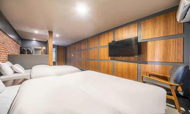 غرفة عائلية بسرير فردي، Sintanjin Hotel Box Daejeon 2/5