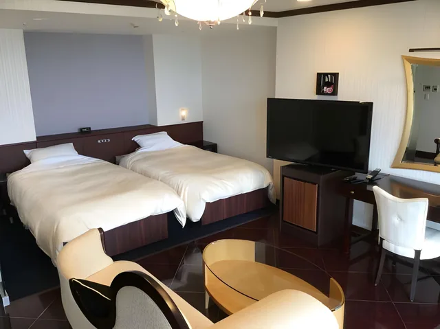 غرفة ديلوكس بسريرين كوين، Mielparque Kumamoto Hotel 1/1