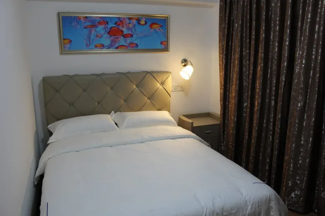 شقة تنفيذية بسرير كوين وسرير مزدوج بغرفتي نوم، Yue Jia Apartment Shenzhen Bay Branch 1/6