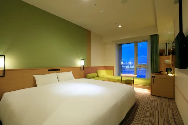 غرفة سوبيريور بسرير كينج بإطلالة على النهر في طابق مرتفع، The Singulari Hotel And Skyspa At Universal Studios Japan 4/8