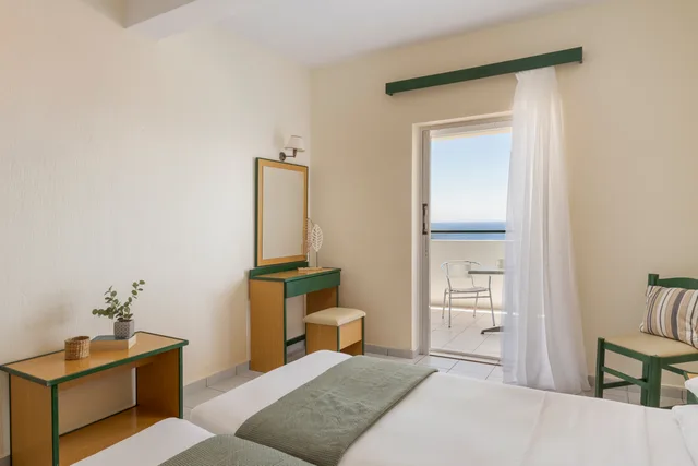 2 Bedrooms, Family, Lateral Side Sea View، Porto Skala Hotel Village 7/10