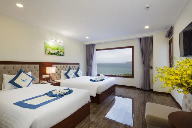 غرفة ديلوكس بسرير مزدوج بإطلالة على البحر، Apus Hotel 4/7