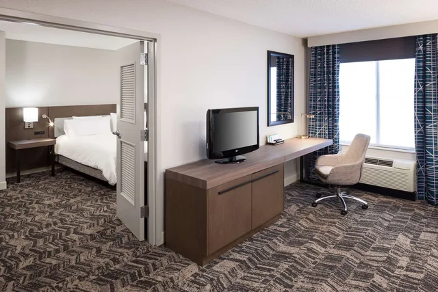 جناح بسرير كينج بحوض جاكوزي، Hilton Garden Inn Savannah Airport 2/3
