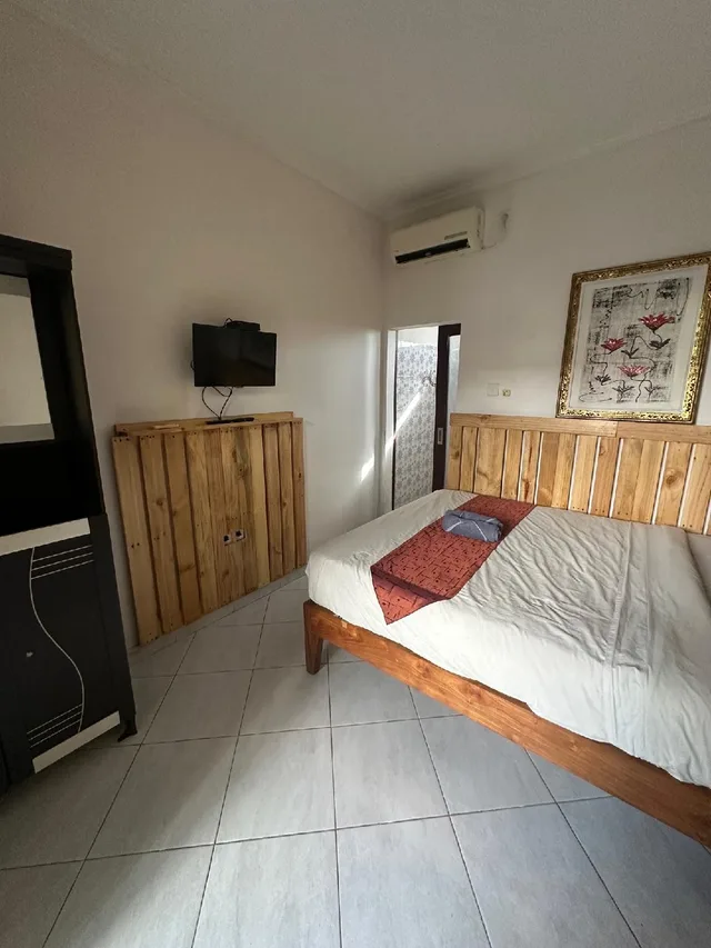 غرفة ديلوكس بسرير مزدوج بغرفة نوم واحدة، Sari Buana Bed Breakfast 1/1