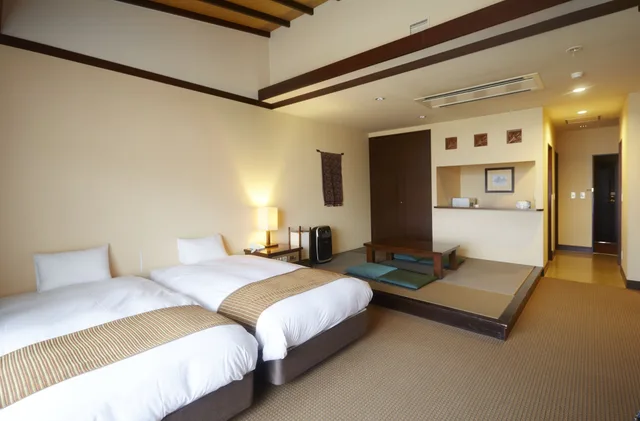 Japanese Western, Oriental, Twin Beds, 3 Futon Beds, Wellness Forest Nasu 2/4