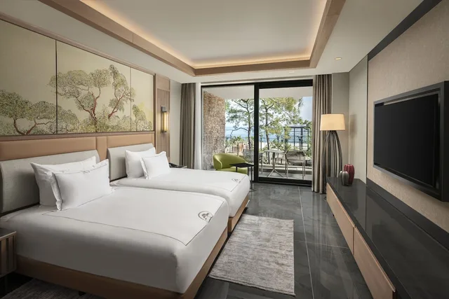 Unique, Type 2, Suite, Twin Beds, 2 Double Beds, Sea View, Sofa، NG PHASELIS BAY 1/1