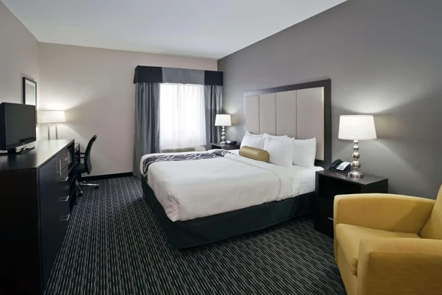 غرفة بسرير مزدوج، La Quinta Inn & Suites by Wyndham Detroit Metro Airport 2/2