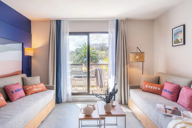 Renovated, 2 Rooms, Apartment, Bunk Bed, Trundle Bed, 2 Sofa, Balcony or Terrace، Residence Pierre & Vacances L'Archipel 4/10