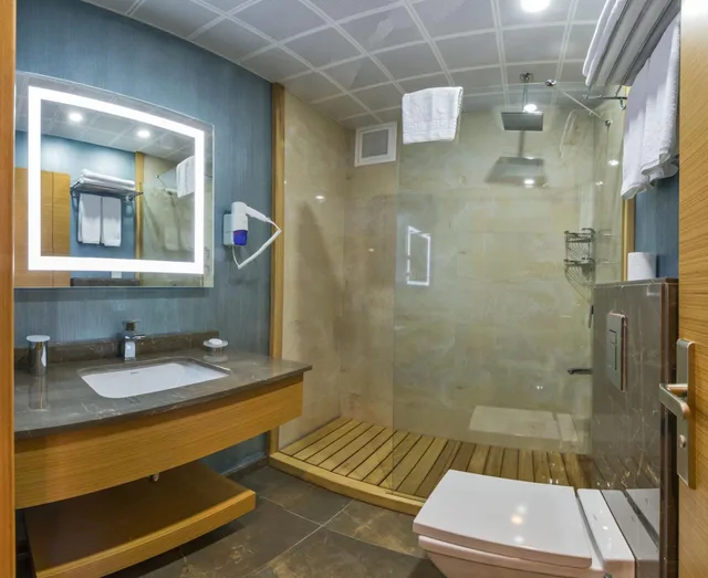 غرفة بسرير مزدوج أو سريرين منفصلين، Bisetun Hotel 9/10