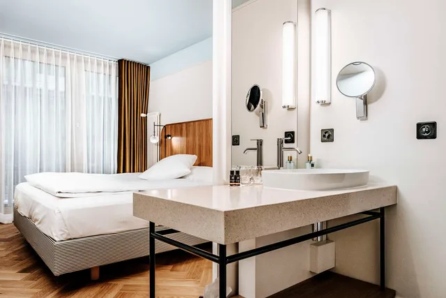 غرفة بزنس بسرير كوين، Best Western Plus Hotel Bern 3/4