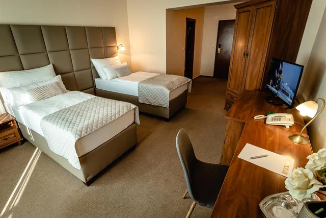 غرفة كومفورت بسريرين منفصلين، Dixon Congress Hotel 6/8