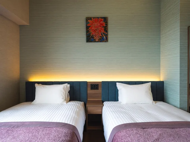 غرفة تنفيذية بسريرين منفصلين، Hotel Sansui Naha 1/3