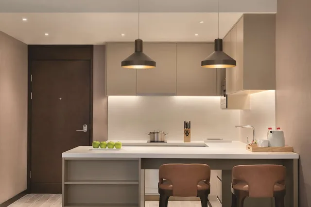 استوديو بسريرين منفصلين مع أريكة بمطبخ، Hyatt House Chengdu Pebble Walk 5/6