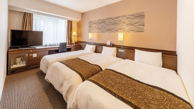 غرفة قياسية ثلاثية بثلاثة أسرّة، Vessel Inn Sapporo Nakajima Park 2/5