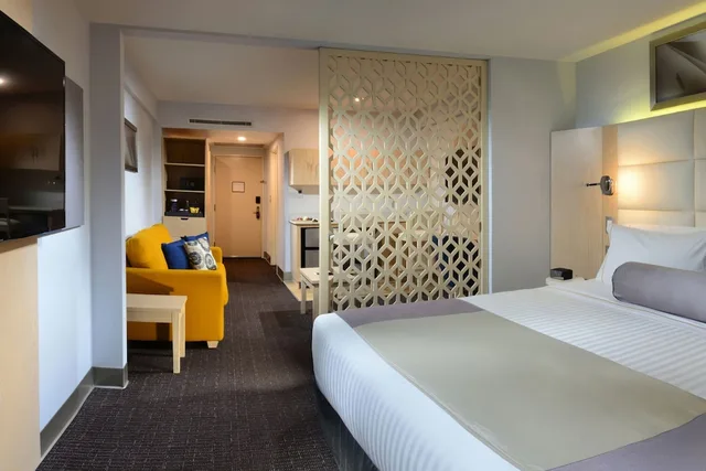 غرفة جونيور مفردة بسرير كينج مع أريكة، Gran Hotel De Puebla by HNF 1/2
