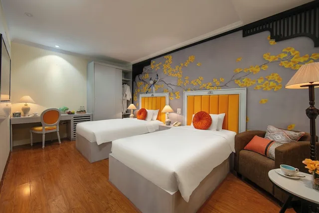 غرفة ديلوكس بسرير مزدوج أو سريرين منفصلين، Golden Cyclo Premier Hotel Powered By Fave 4/10