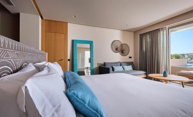 Aquamarine, Suite, Sea View, Plunge Pool, Hydromassage، Castello Infinity Suites - Adults Only 1/7