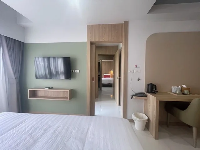 غرفة متصلة ديلوكس بسرير كوين وسريرين منفصلين، Bangkok Mystay Hotel Rangsit 5/10