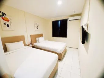 غرفة ديلوكس بسريرين منفصلين، Hkita Hotel 1/1