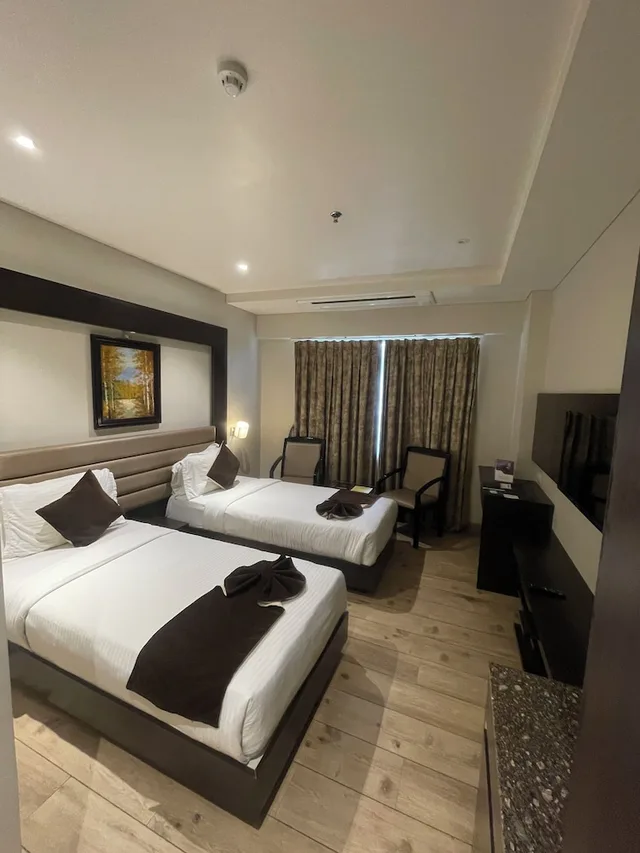 غرفة بريميير بسريرين منفصلين بغرفة نوم واحدة، Hotel Virgo Sumeru 1/4