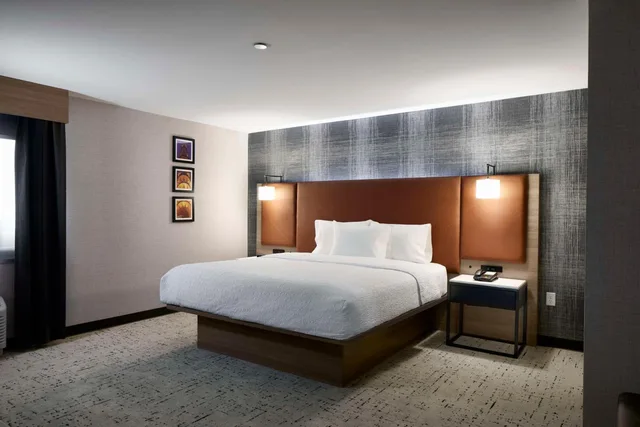 جناح بسرير كينج بغرفة نوم واحدة مع أريكة، Hampton Inn Newark Airport 1/3