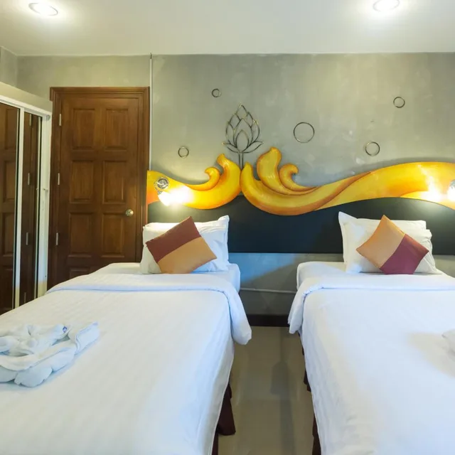 غرفة بريميوم بسريرين منفصلين، Baan Kamala Fantasea Hotel 7/10