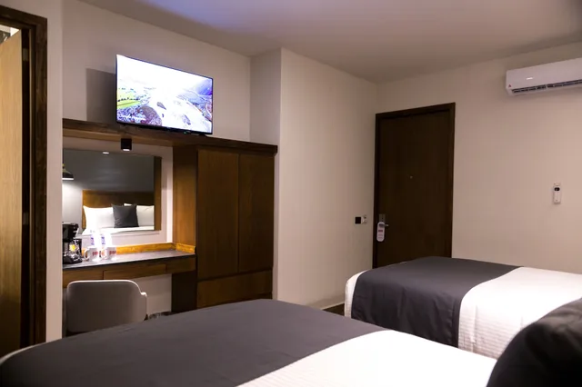 غرفة بسريرين مزدوجين، Gumont Guadalajara Lopez Mateos - Minerva Hotel 4/6