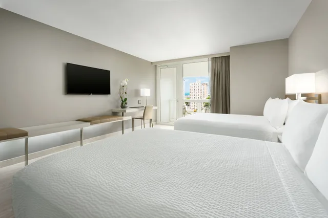 غرفة بسريرين كوين بشرفة، Ac Hotel By Marriott San Juan Condado 2/3