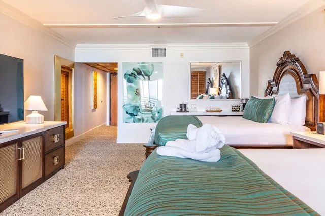 غرفة قياسية بسريرين كوين بإطلالة على البحر، Pacific Terrace Hotel 1/8
