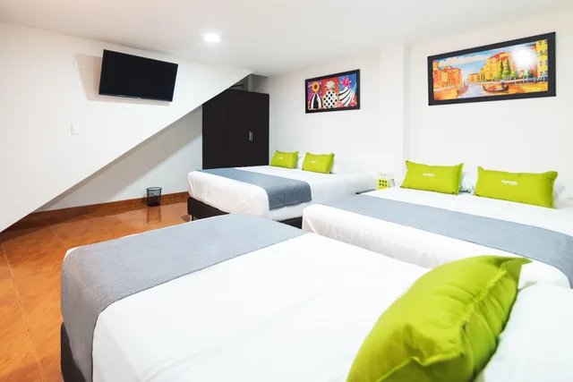 Family, 1 Single and 2 Double Beds، Ayenda 1045 Boutique Aeropuerto 3/4