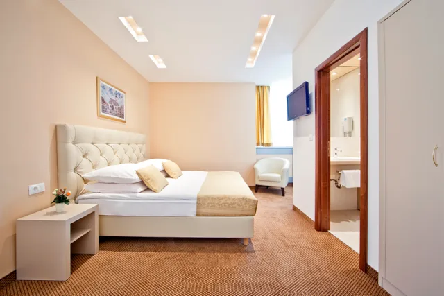 غرفة سوبيريور بسرير كينج، Central Hotel Zagreb 5/7