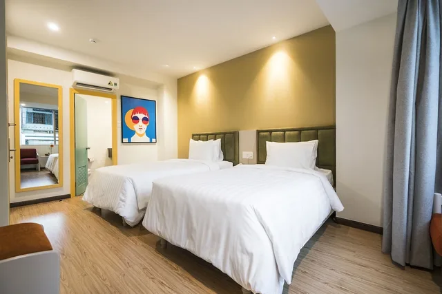 غرفة بريميوم ديلوكس بسريرين منفصلين، A25 Hotel - 55 Le Anh Xuan 7/10