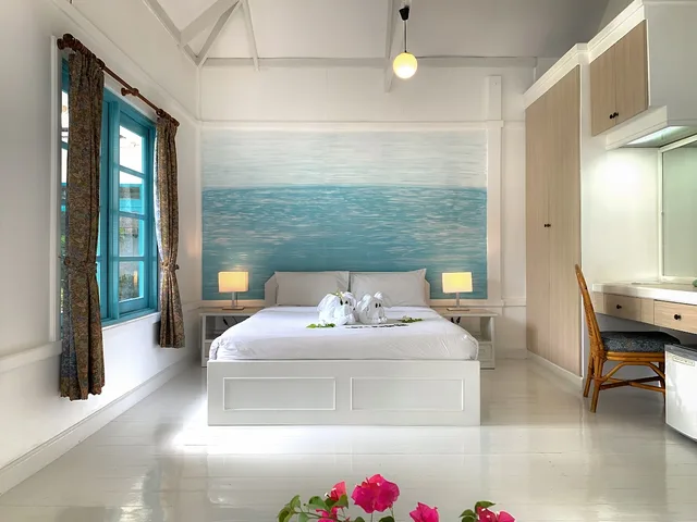 غرفة سوبيريور بسرير مزدوج أو سريرين منفصلين بإطلالة على الحديقة، Sand Sea Beach Resort 3/3