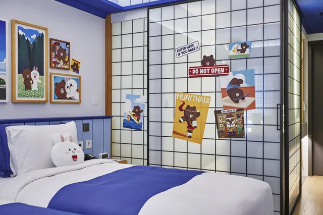 Line Friends, Twin Beds، Sotetsu Hotels The Splaisir Seoul Myeongdong 8/10