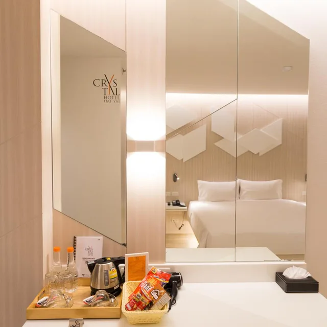 غرفة ديلوكس بسرير مزدوج، Crystal Hotel Hat Yai 8/10