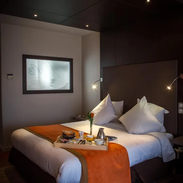 غرفة قياسية بسرير مزدوج، Hotel Spa Vatel 6/7