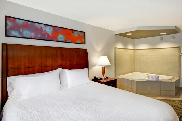 غرفة بسرير كينج بحوض جاكوزي، Hilton Garden Inn Gulfport Airport 2/6