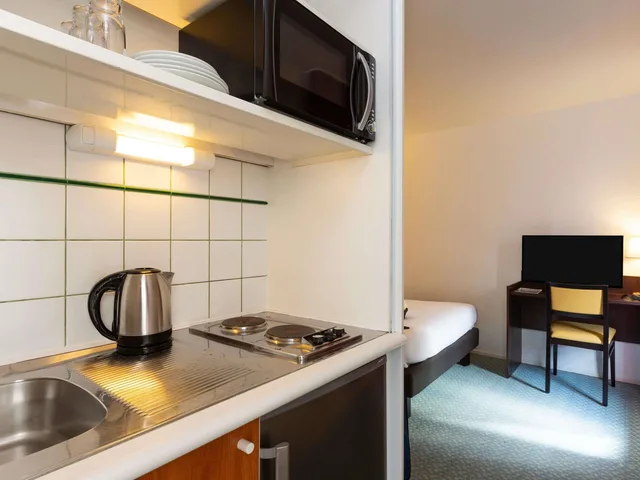 استوديو بسرير كينج، Aparthotel Adagio Access la Defense Leonardo da Vinci 9/10