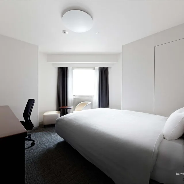 غرفة ركنية بسرير مزدوج، Daiwa Roynet Hotel Shin Yokohama 3/5